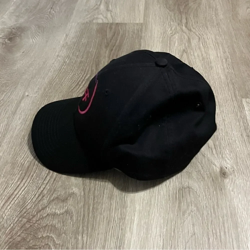 New Era F Logo Black & Pink Baseball Hat